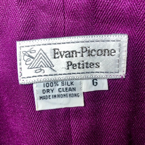 Gorgeous, pure silk, purple blazer - Picture 7 of 8